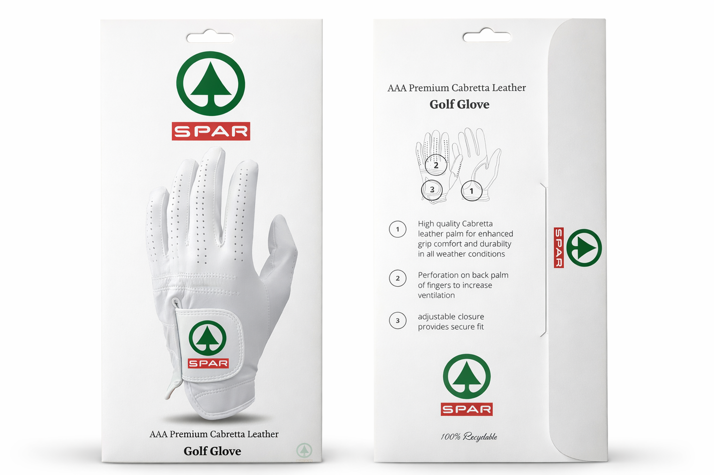Custom Premium Cabretta Golf Gloves